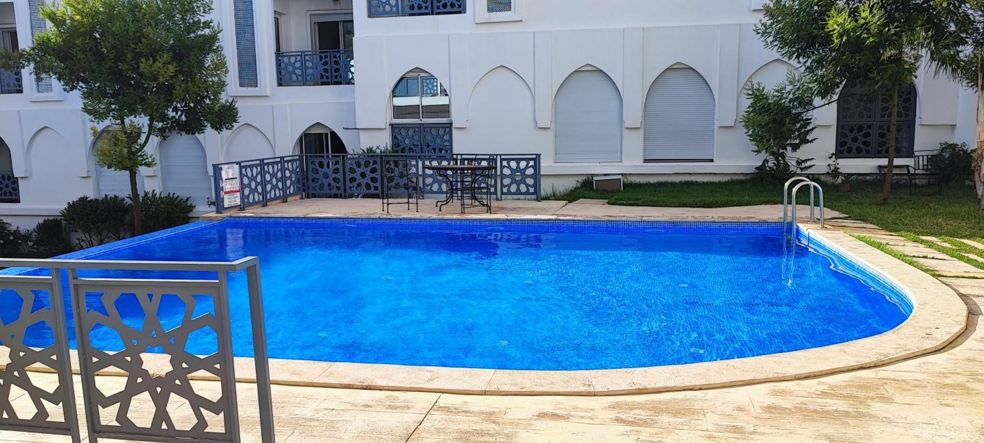 Magnifique Appartement De Standing A Tanger Avec Vue Sur Mer Et Acces Piscine Esterno foto